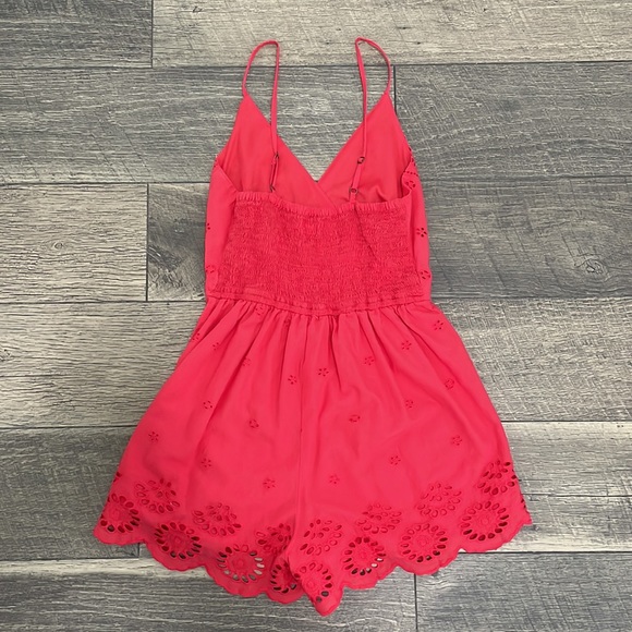Japra Romper In Red Ish Pink - Picture 2 of 3